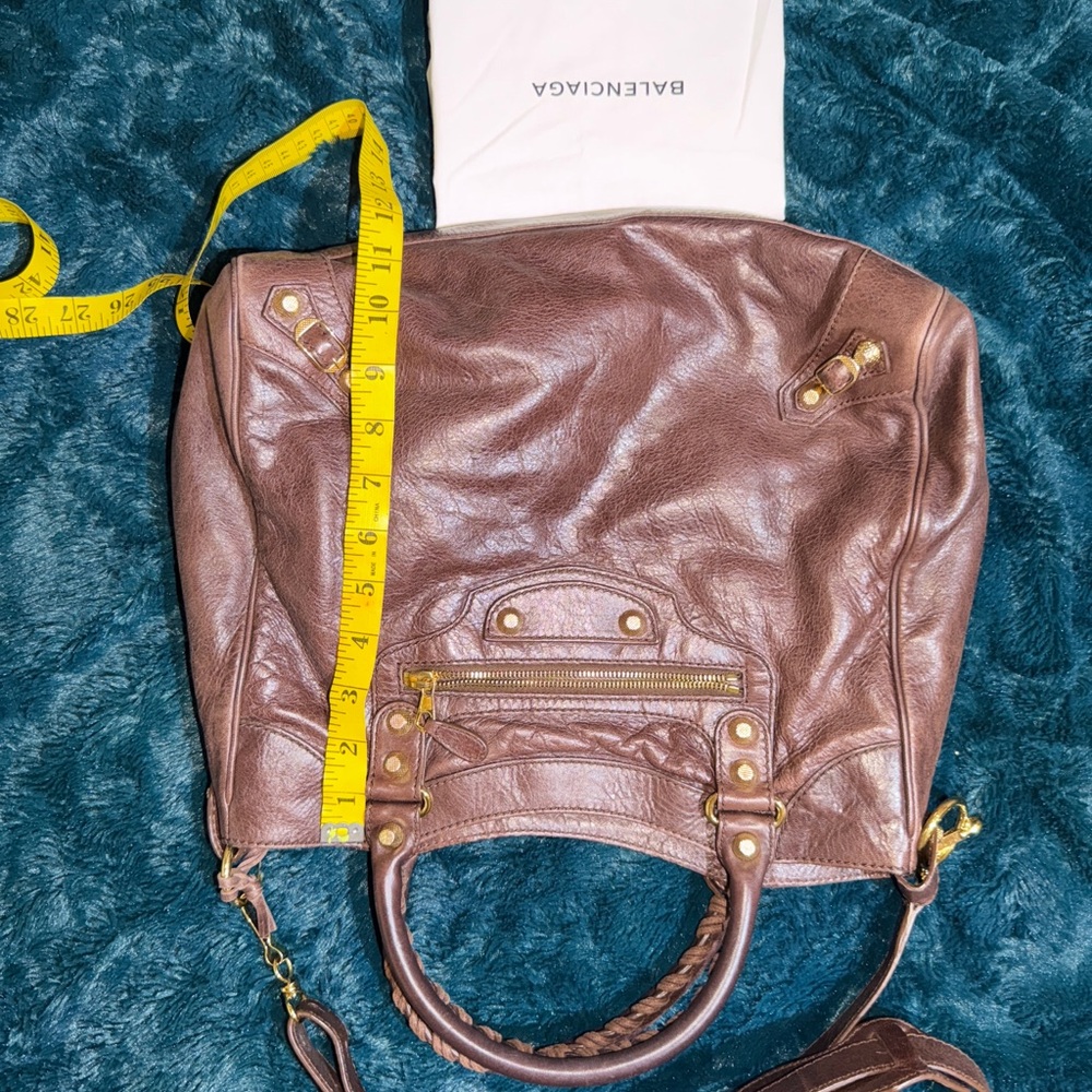Balenciaga Rich Brown Leather Tote - Picture 5 of 6
